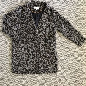 Ava & Viv Cheetah Leopard Print Coat